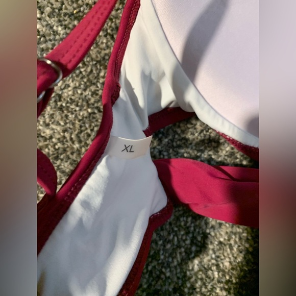 Pink/purple bikini top - women's size XL - Picture 2 of 3